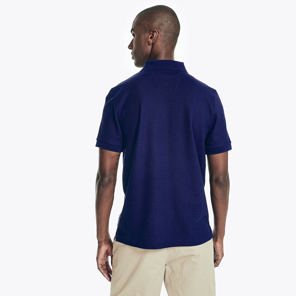 SUSTAINABLY CRAFTED DECK POLO,Blue Depths,large