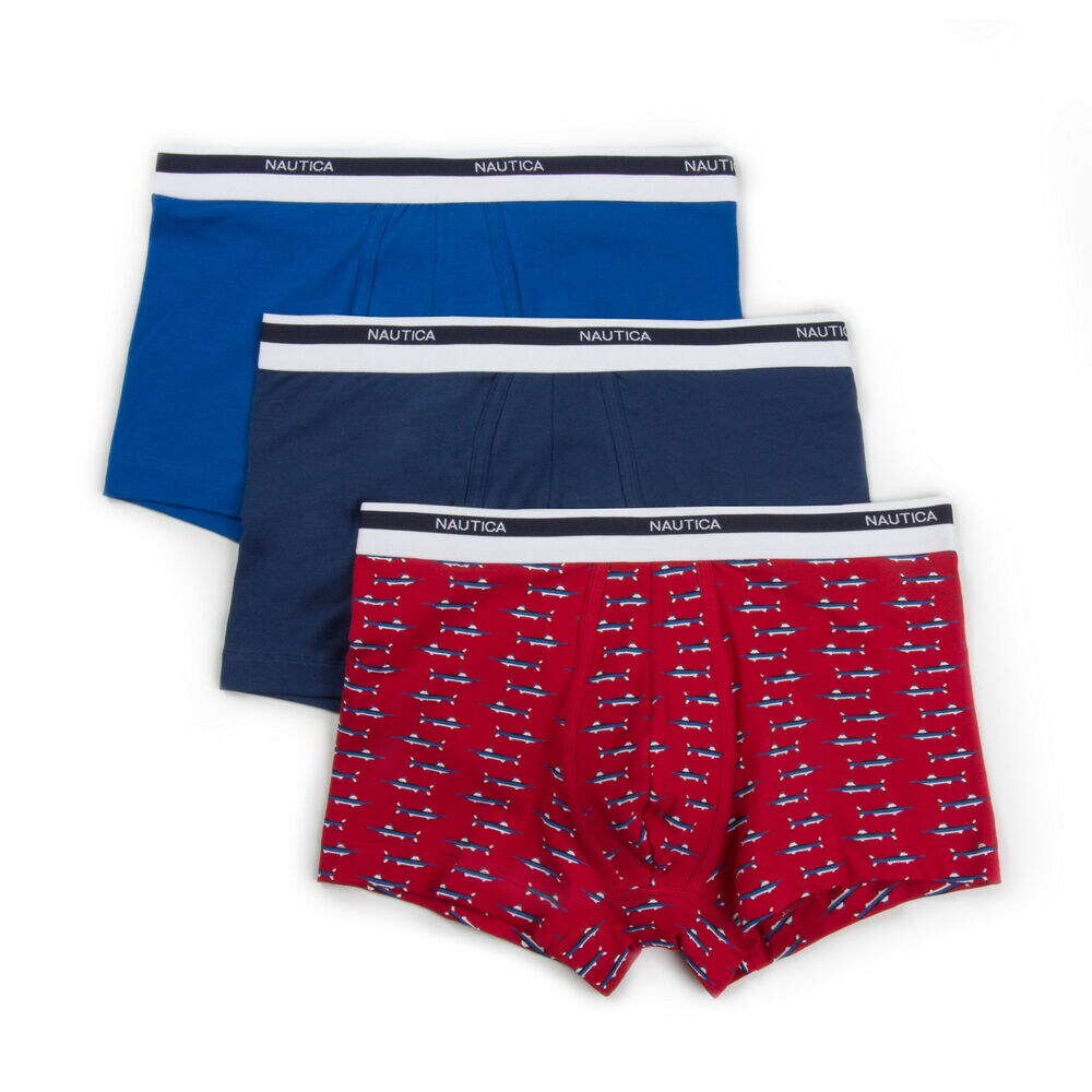Stretch Trunks, 3-Pack,Aquabreeze,large