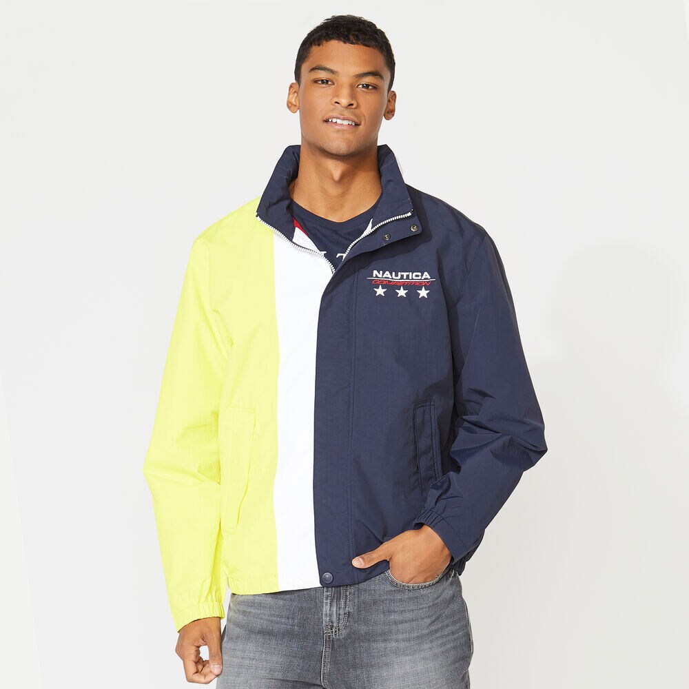 COMPETITION COLORBLOCK JACKET,Navy,large