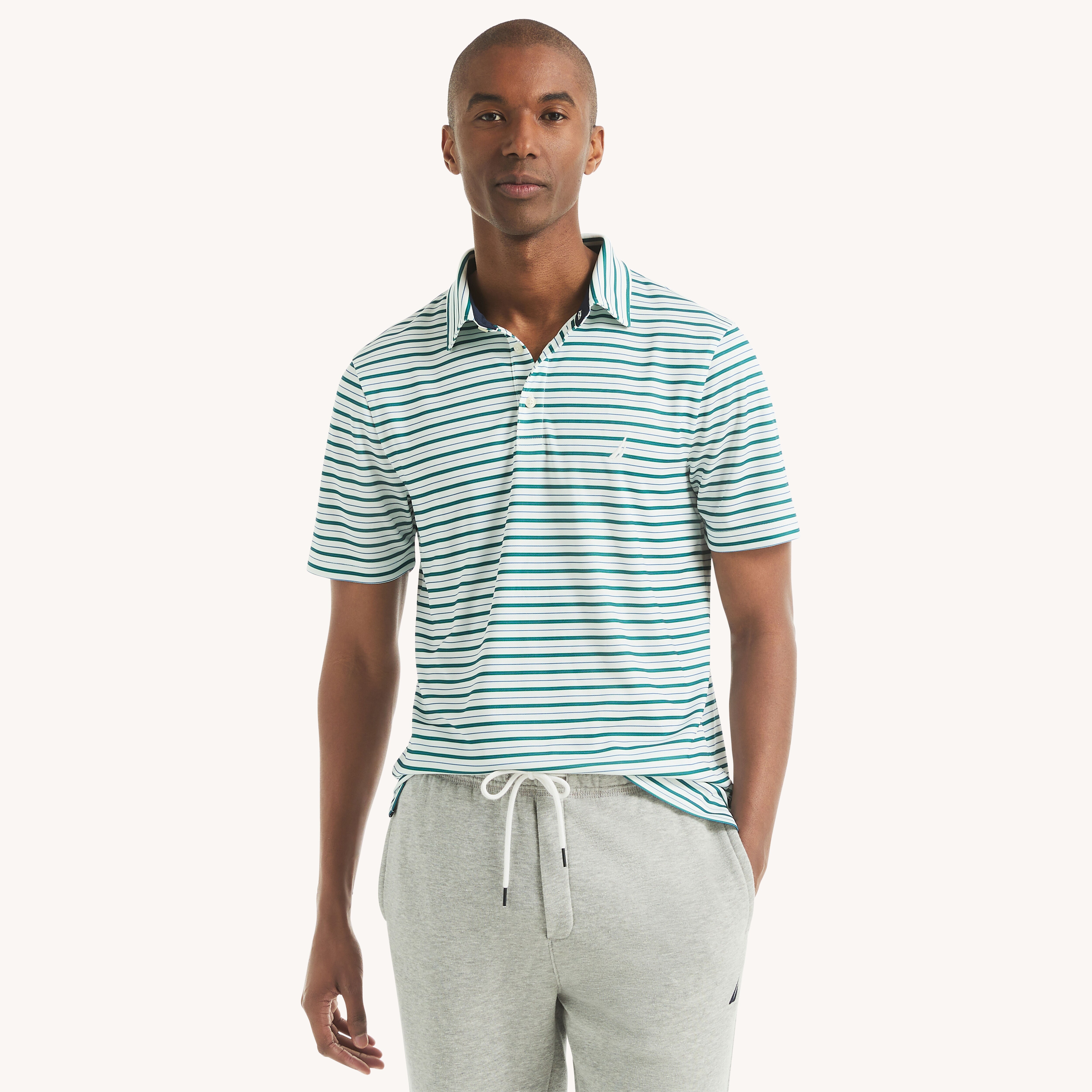 Navtech Striped Polo | Nautica