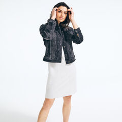 KNIT POLO DRESS,Haze Grey Heather,large