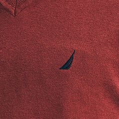NAVTECH V-NECK SWEATER,Flamingo,large
