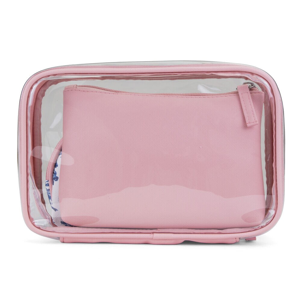 Cape Coral Travel Case Trio,Coral Cape,large