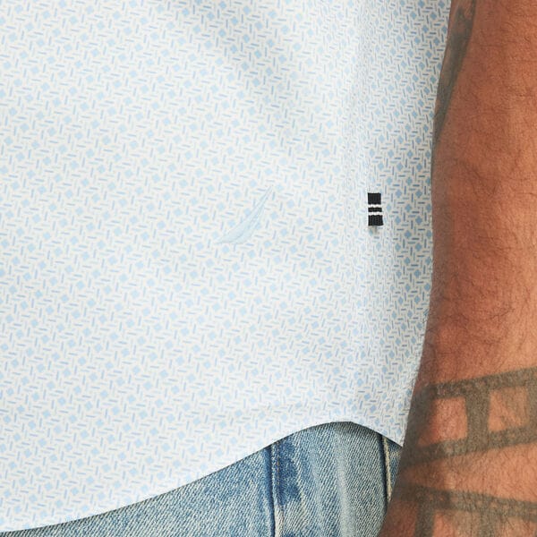 Wrinkle Resistant Classic Fit Short-Sleeve Printed Shirt