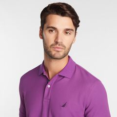 CLASSIC-FIT PERFORMANCE POLO,Electric Purple,large