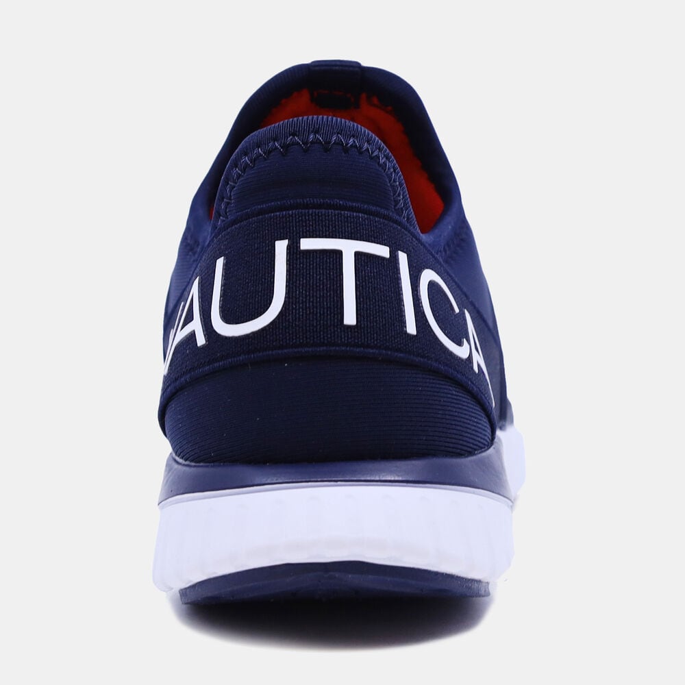 BOYS' LOGO MESH SLIP-ON SNEAKER,Ice Blue,large