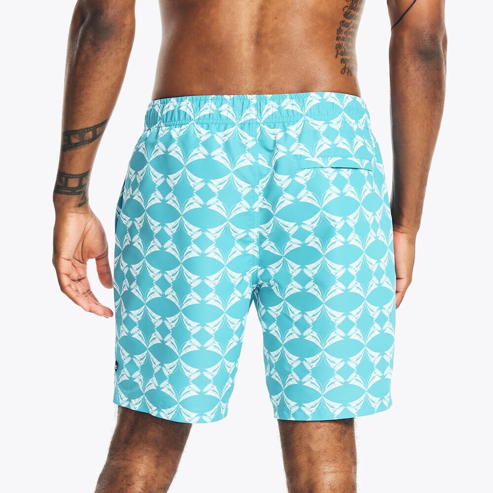 SUSTAINABLY CRAFTED 8" KALEIDOSCOPE QUICK-DRY SWIM,Hawaiian Ocean,large
