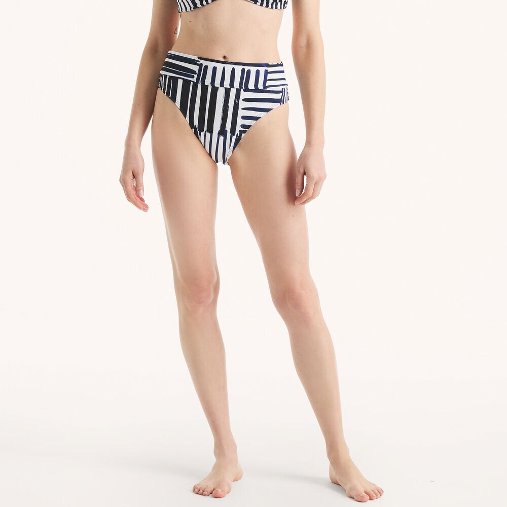Printed Swim Bottom,Bright White,large