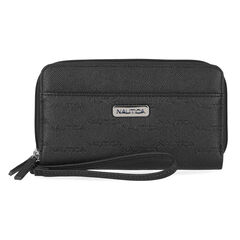 PRINTED WRISTLET WALLET,Black,large