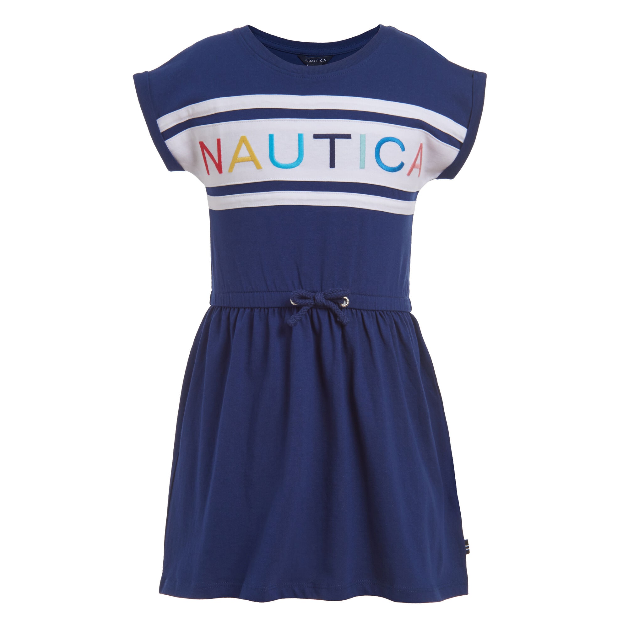 TODDLER GIRLS' LOGO GRAPHIC DRESS (2T-4T),Aqua Isle,large