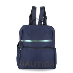 NYLON LOGO BACKPACK,Workshirt Blue,large