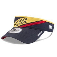 Hydro Race Diagonal Stripe Visor - Yellow & Navy,Navy,large