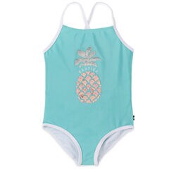 TODDLER GIRLS' PINEAPPLE FLIP SEQUIN ONE-PIECE SWIM (2T-4T),Wave Green,large