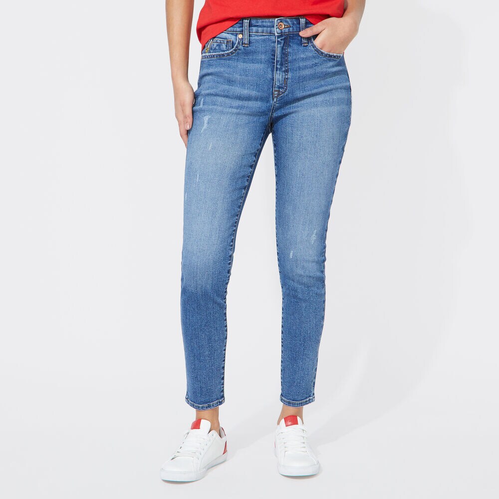 NAUTICA JEANS HIGH RISE SKINNY DENIM IN LIGHT WASH Nautica