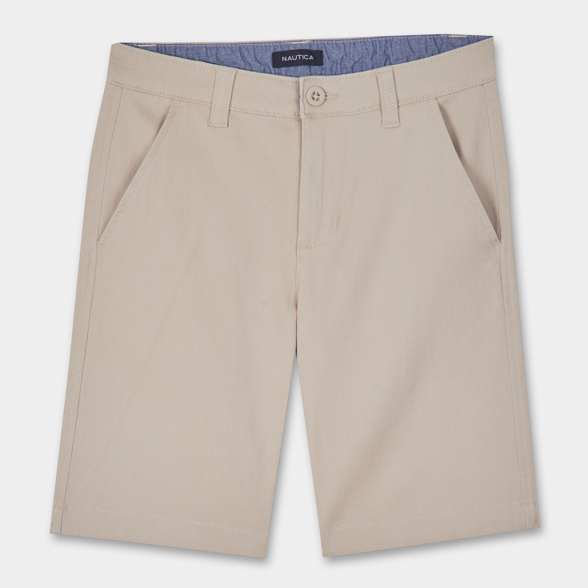 TODDLER BOYS' PERFORMANCE STRETCH TWILL SHORT (2T-4T),Dark Brown Heather,large