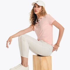 5-Button Polo,Fancytail Fuschia,large