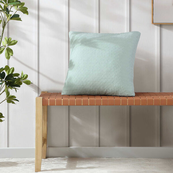 Wave Texture Turquoise Decorative Pillow
