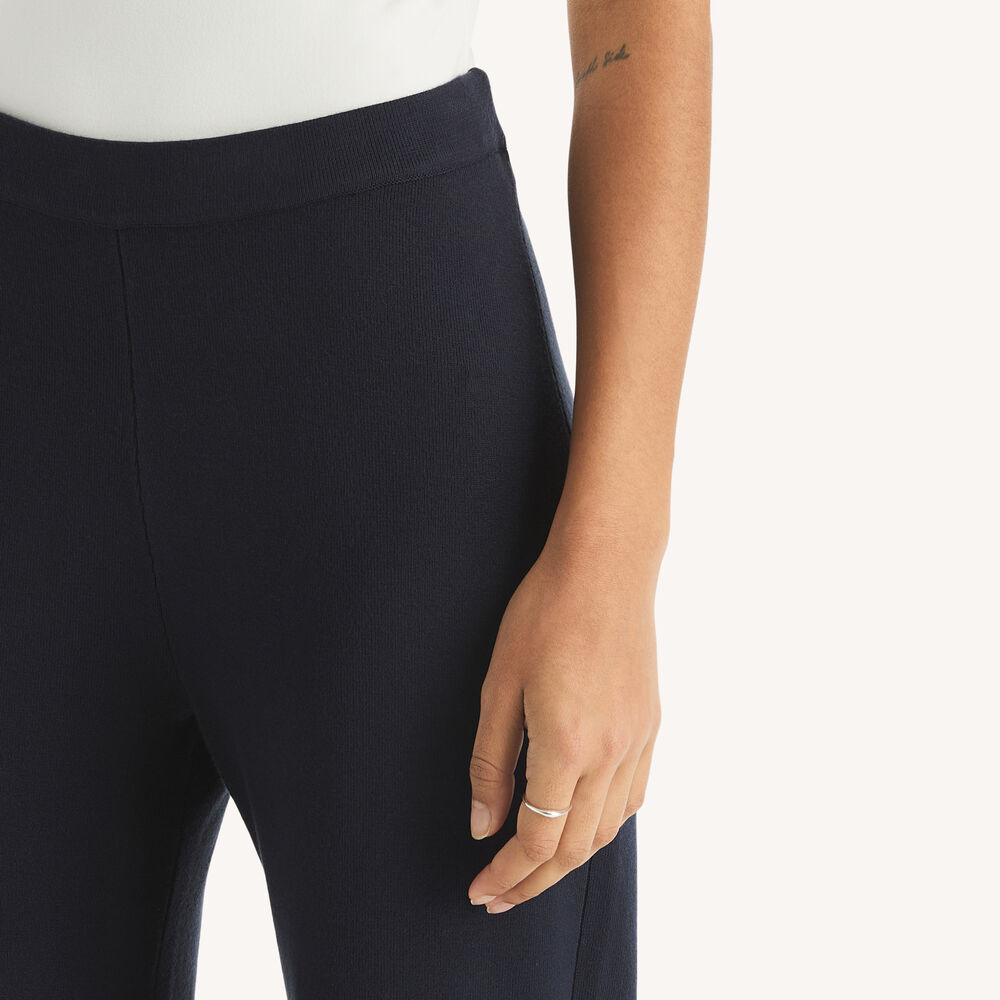 Pull-On Sweater Pant,Navy,large