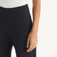 Pull-On Sweater Pant,Navy,large