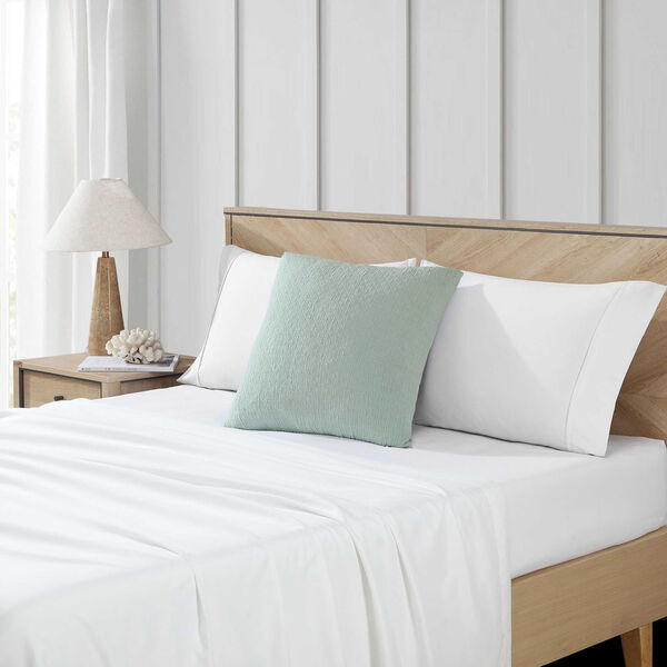 Wave Texture Turquoise Decorative Pillow