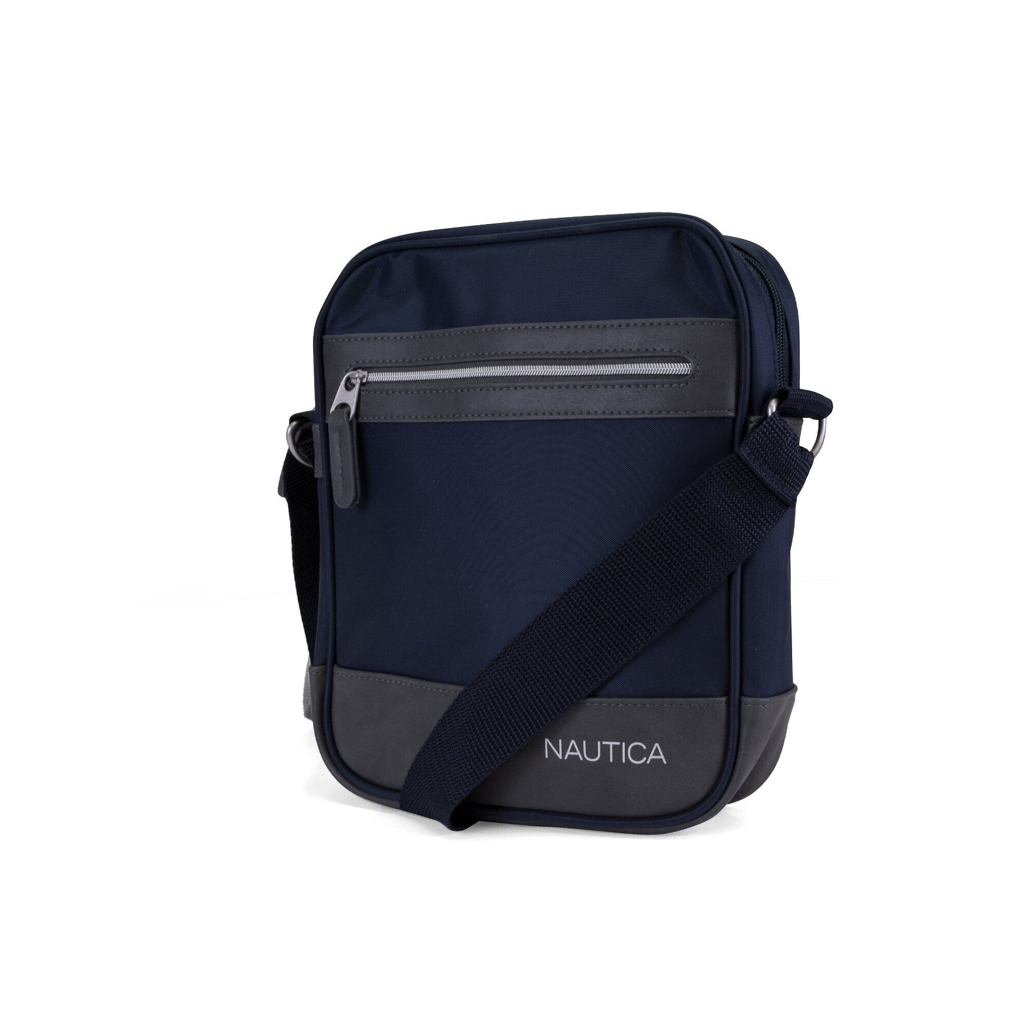 Nautica Colorblock Crossbody,Navy,large