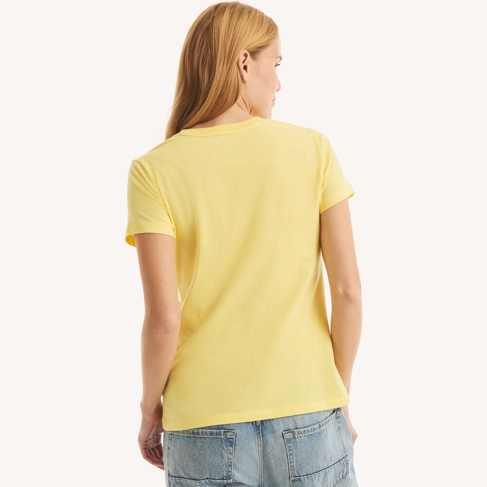 Logo Stamp Puff Graphic T-Shirt,Sunshine,large