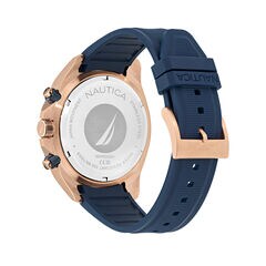 NCT Blue Sail Chronograph Silicone Watch,Ice Blue,large