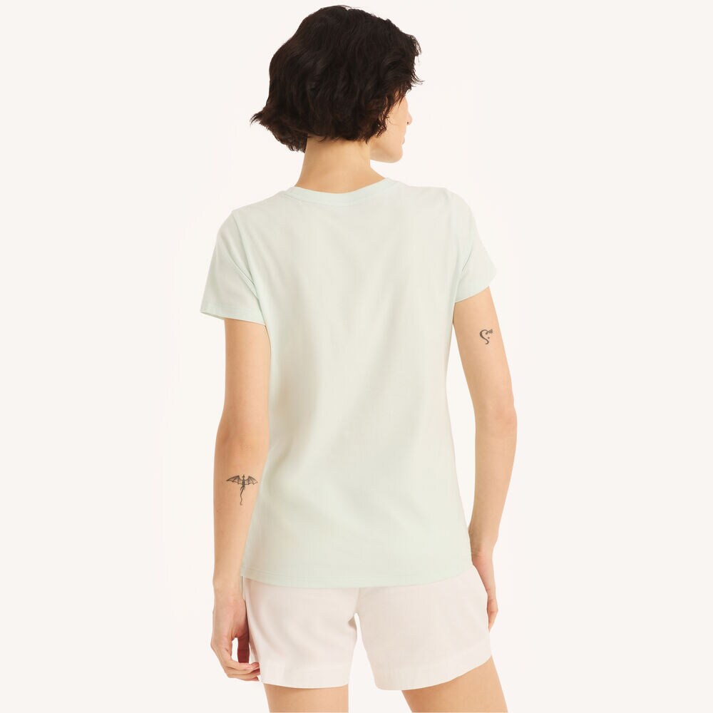 Sustainably Crafted Nautica Coral Graphic T-Shirt,Green Tea,large