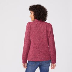 BRAND ICON FULL-ZIP FLEECE,Ruby/wht Poppy,large