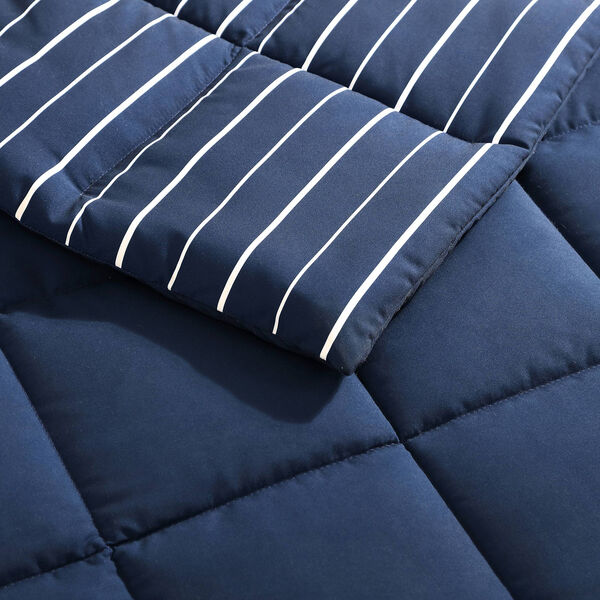 LONGDALE TWIN REVERSIBLE COMFORTER AND SHAM SET