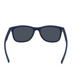 RECTANGLE TWO-TONE SUNGLASSES,Angel Blue,large