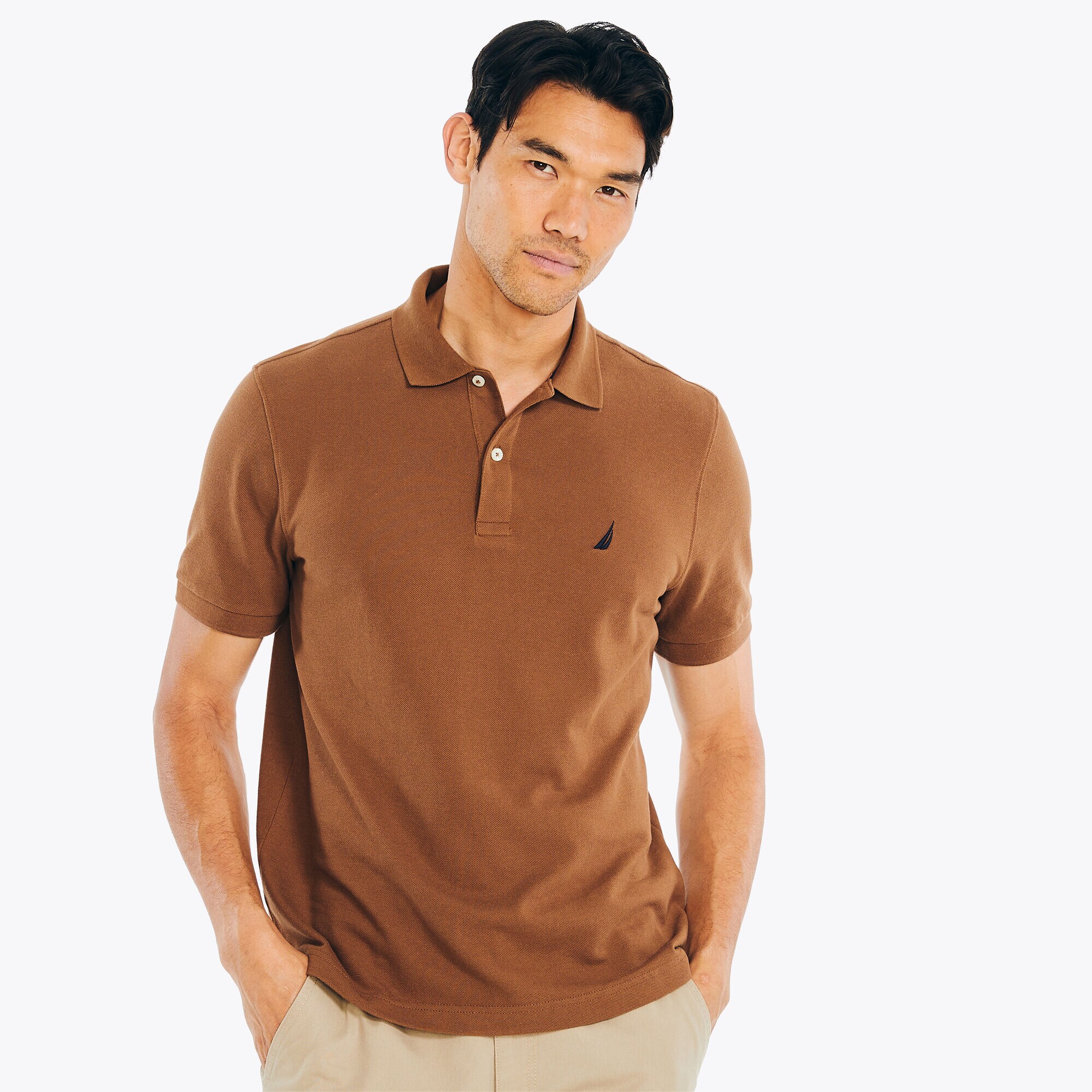 CLASSIC FIT DECK POLO,Chino,large