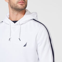 CLASSIC FIT JERSEY HOODIE,Bright White,large