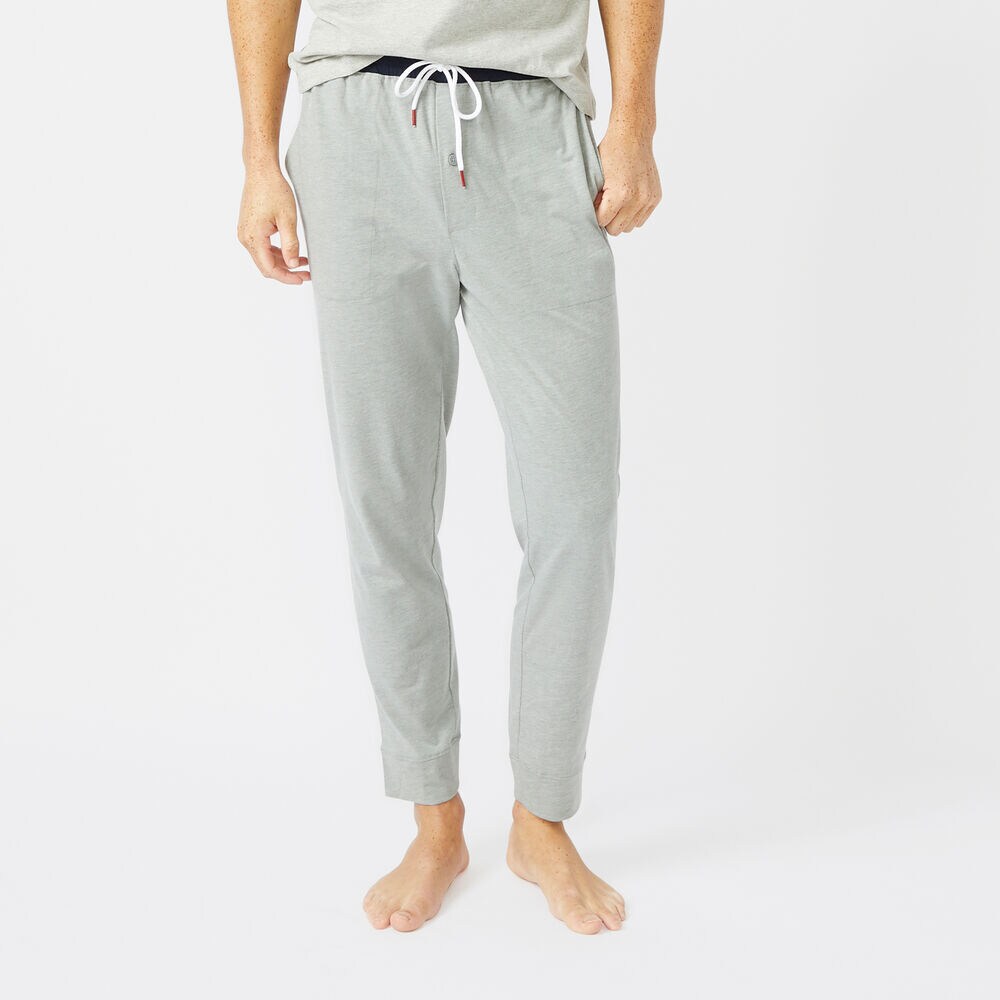 CLASSIC FIT GRAPHIC HERITAGE SLEEP JOGGERS,Grey Heather,large