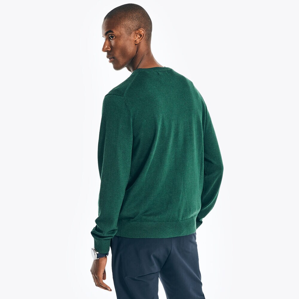 NAVTECH V-NECK SWEATER,Cosmic Fern,large