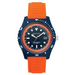 Ibiza Resin Watch - Blue & Orange,Multi,large