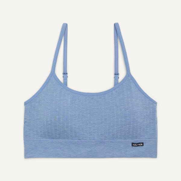 Seamless Ribbed Lounge Bra, 3-Pack