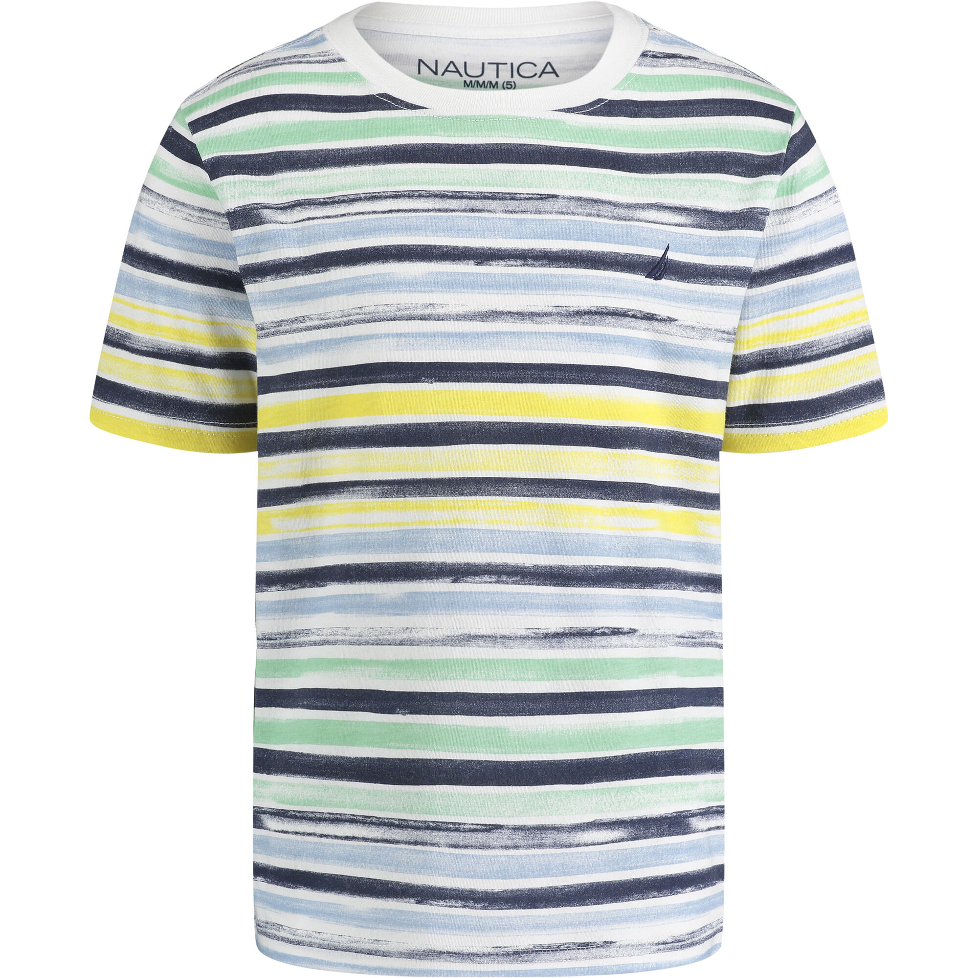 LITTLE BOYS' SUNSET STRIPED GRAPHIC T-SHIRT (4-7),Antique White Wash,large