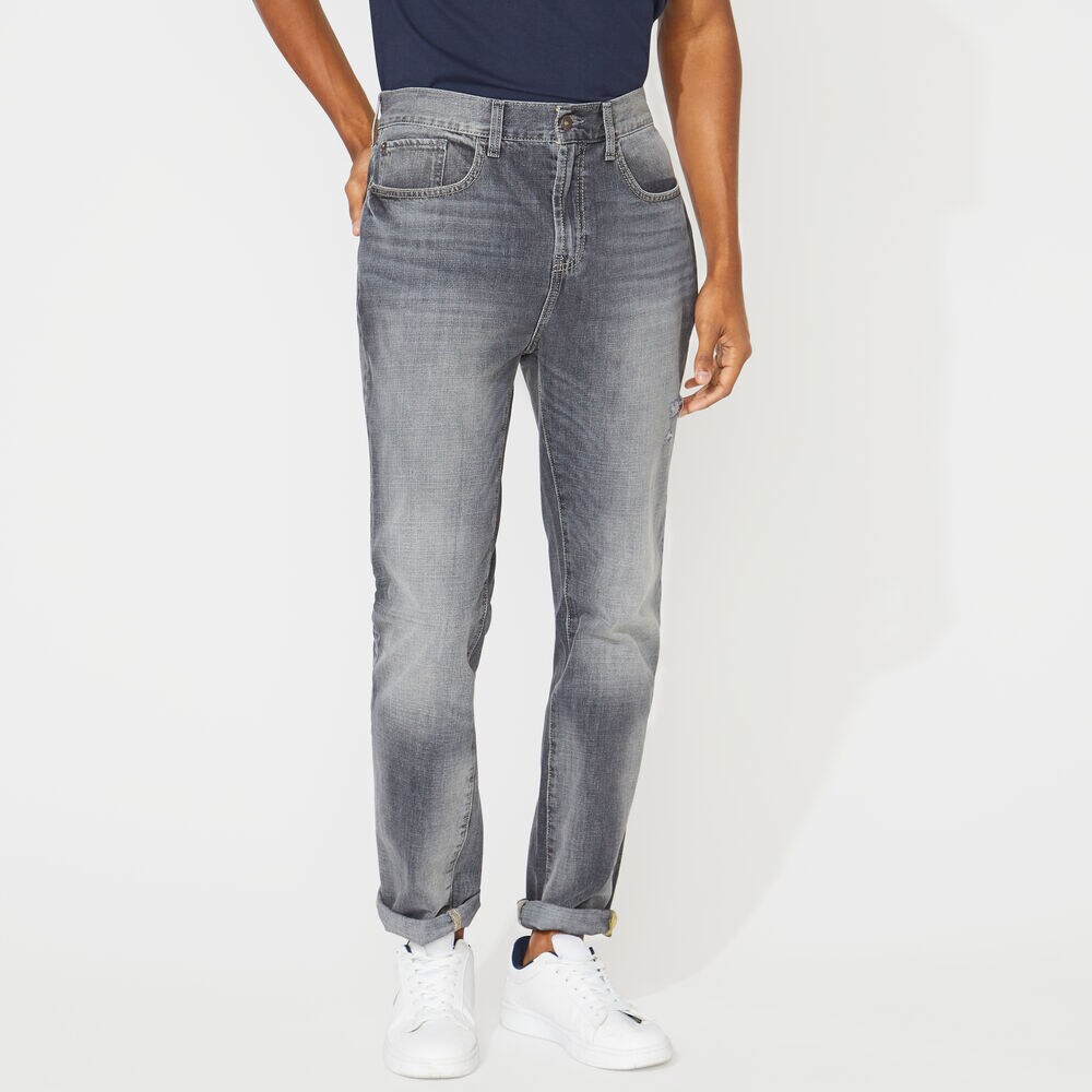 NAUTICA JEANS CO. ORIGINAL SLIM FIT DENIM,Light Brown,large