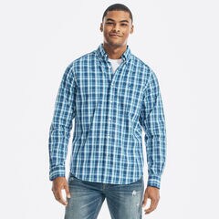 PLAID OXFORD SHIRT,Limoges,large