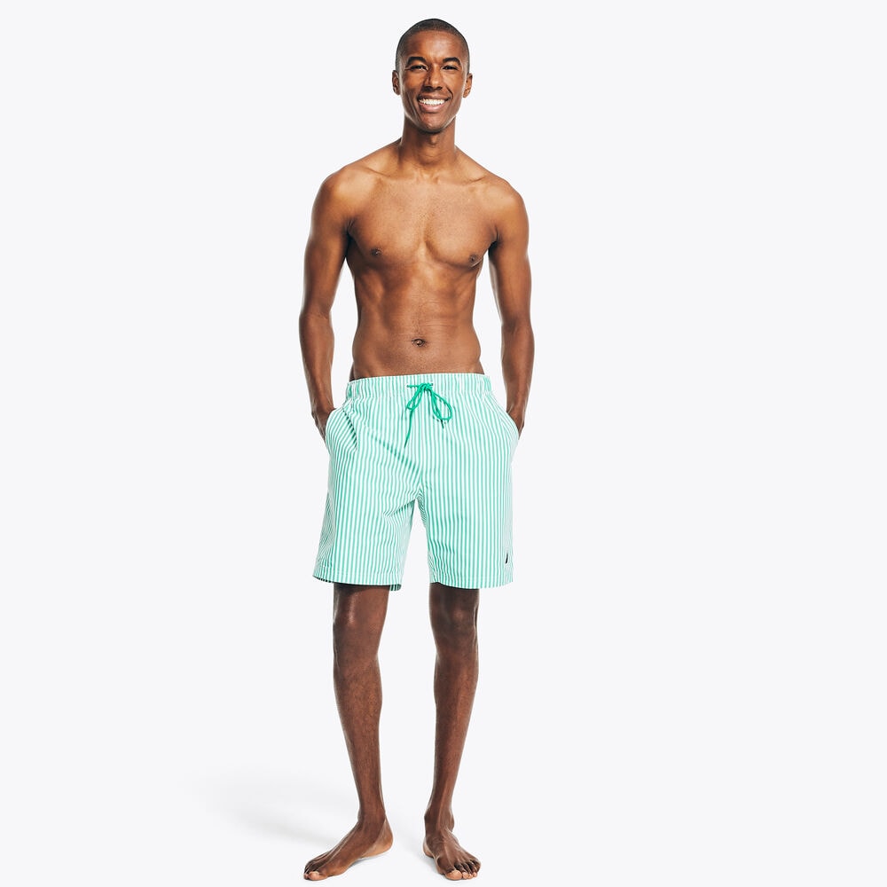 8" PRINTED QUICK-DRY SWIM,Dark Dill,large