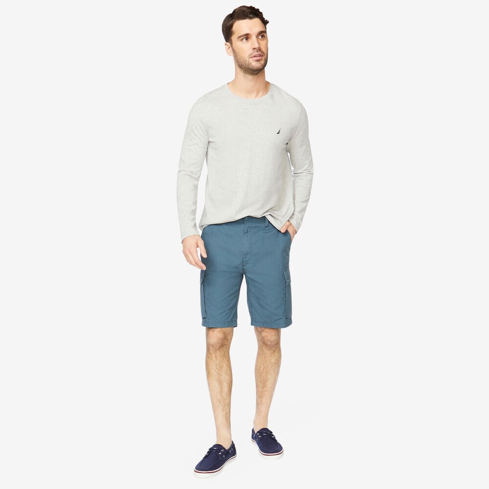 9.5" RIPSTOP CARGO SHORT,Delphinium Blue,large