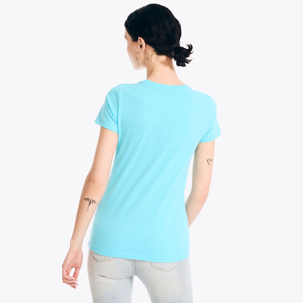 Sustainably Crafted Sailing Graphic T-Shirt,Ballard Blue,large