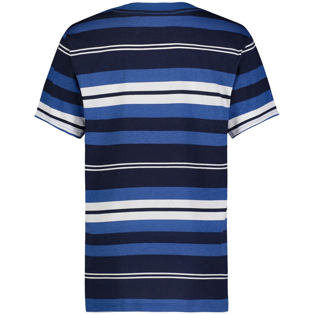Little Boys' Stripe T-Shirt (2T-7),Bolt Blue,large