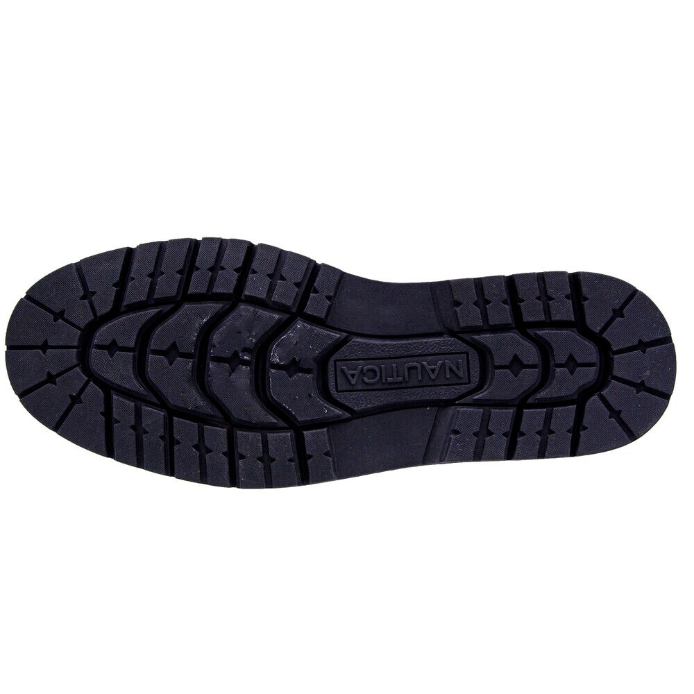 STACKED LACE-UP BOOTS,Navy,large
