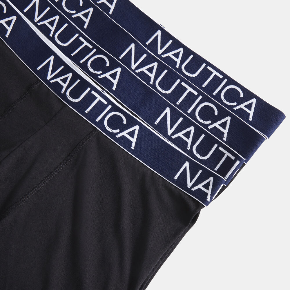 LOGO STRETCH BOXER BRIEFS, 4-PACK,Black,large
