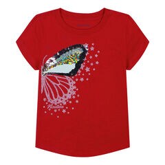 Toddler Girls' Right Butterfly T-Shirt (2T-4T),Macintosh,large