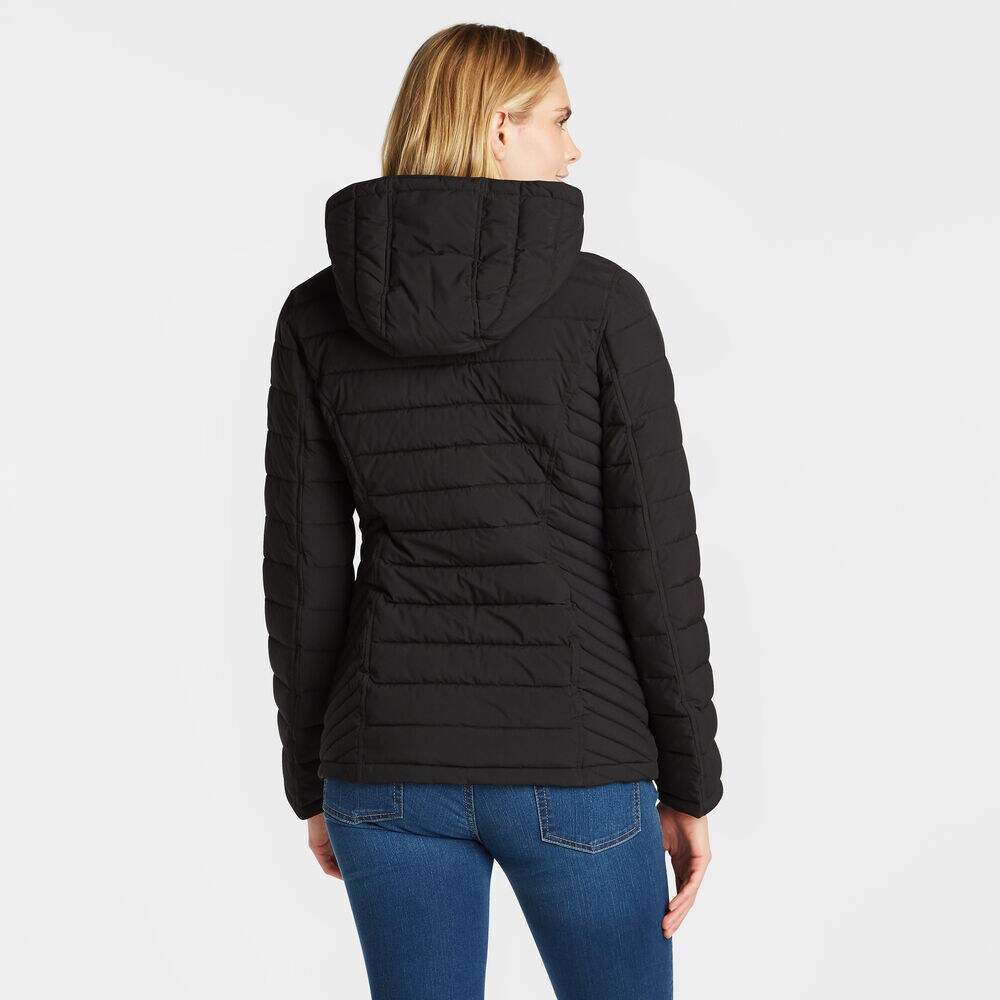 WOMEN'S SHORT STRETCH JACKET,True Black,large