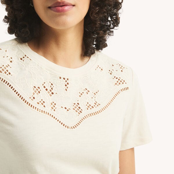 Embroidered Crewneck T-Shirt
