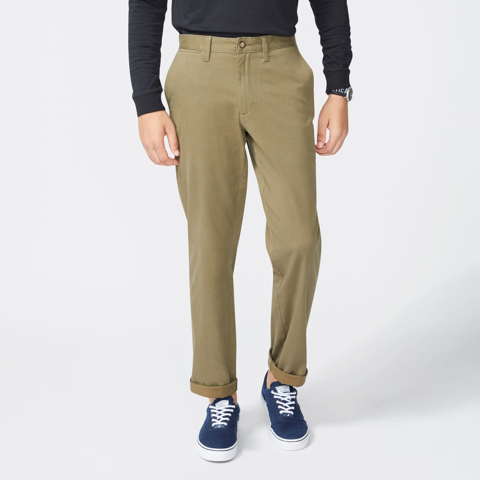 Classic Fit Deck Pant,Sage,large